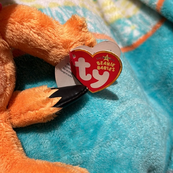 Garfield Ty Beanie Babies Christmas Stuffed Plush With Tag - Picture 3 of 5